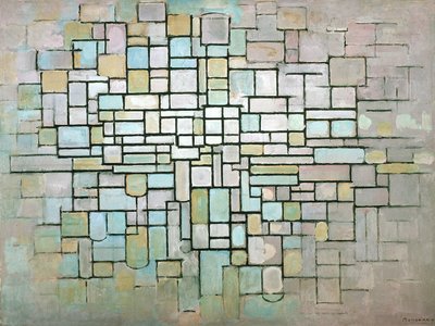Compostion No.II, 1913 de Piet Mondrian